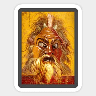 Satyr Mask Sticker